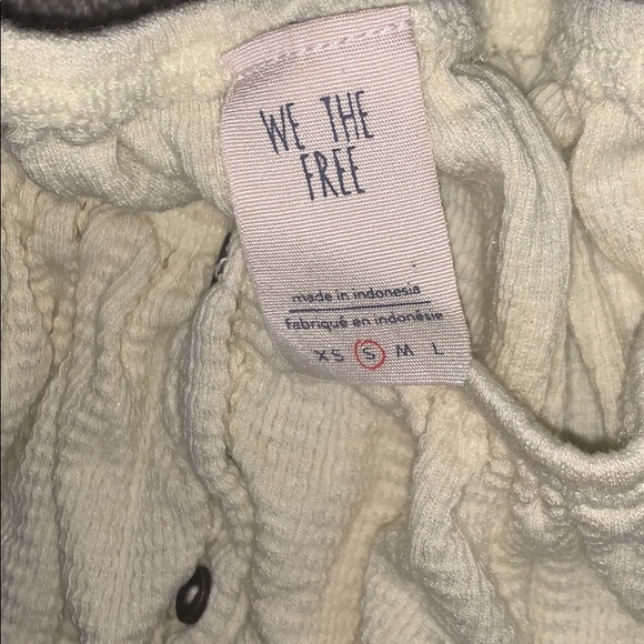 Free people off the shoulder yellow top - Picture 2 of 3